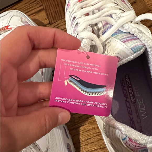 NIB Skechers Womens D'lites® Whimsical Dream Women's Sneakers. Size 7 wide - Picture 10 of 15